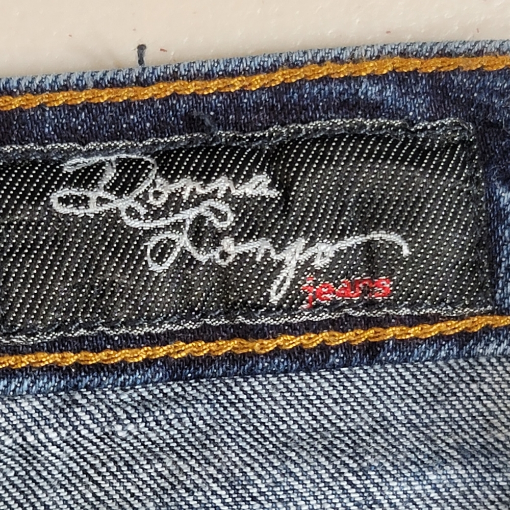 Donna Longo Women's bootleg Blue Jeans 6 - Picture 11 of 16